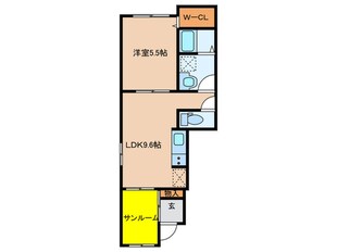 フルール　アン　シエルの物件間取画像